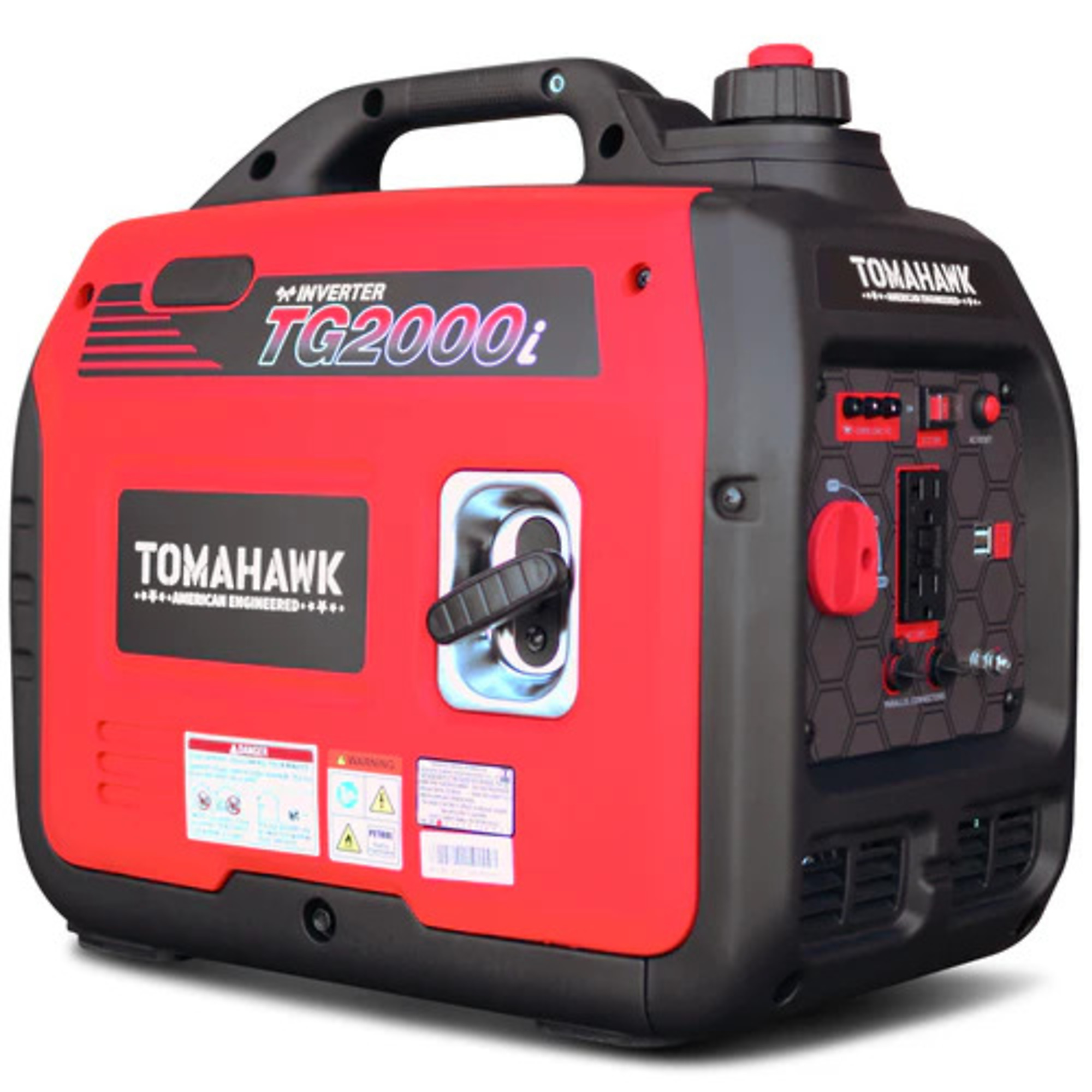 Tomahawk Portable Inverter Generator - 2200 Surge Watts, 2100 Rated Watts, 120 Volts, 48 Lbs., Model# TG2000i